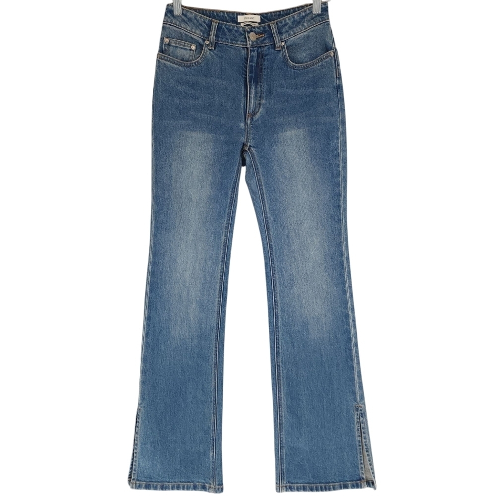 ChicJoc Split Hem Denim Jeans